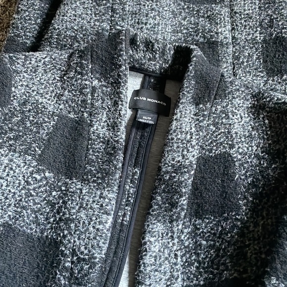 Club Monaco Japhia Wool Plaid Coat - Picture 4 of 7